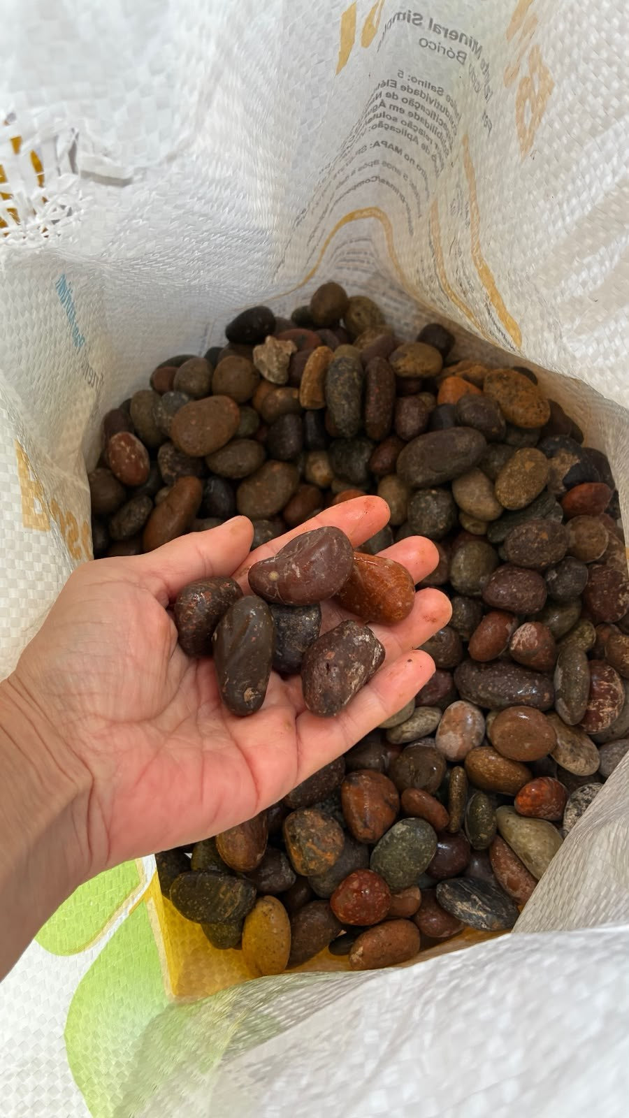 Piedra ágata Almendra · 30 kg